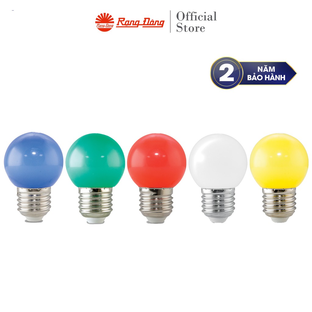 Bóng đèn led 1w đa màu sắc rạng đông