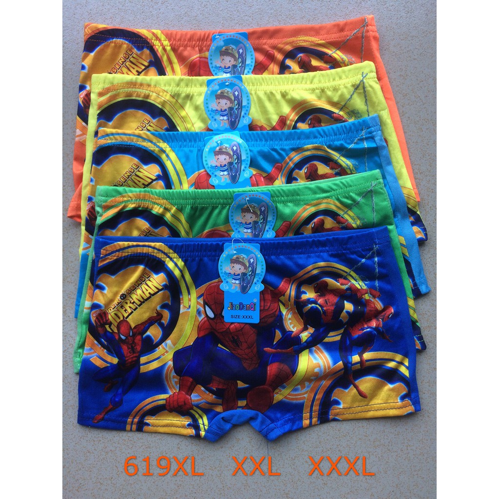 Quần sip đùi hình siêu nhân cho bé trai (XL XXL XXXL)