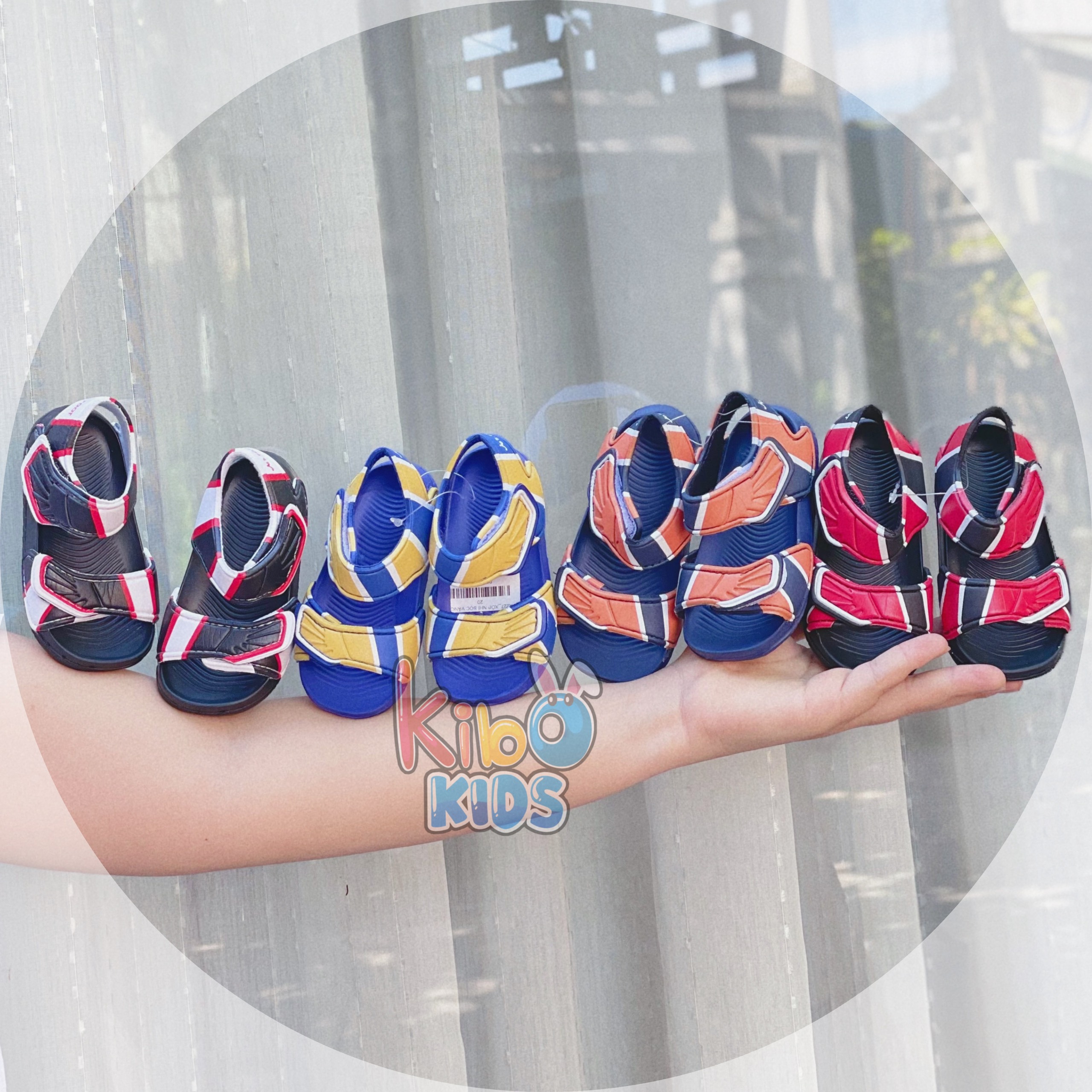 Sandal xốp cho bé trai siêu nhẹ siêu bền size từ 3 tháng