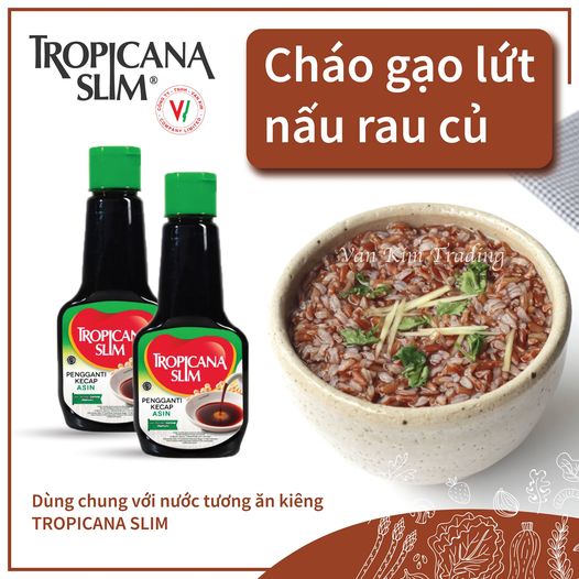 Nước Tương Mặn Ăn Kiêng Tropicana Slim 200ml Dành Cho Người Ăn Kiêng Healthy Và Tiểu Đường [Mua 6 Tặng 1]