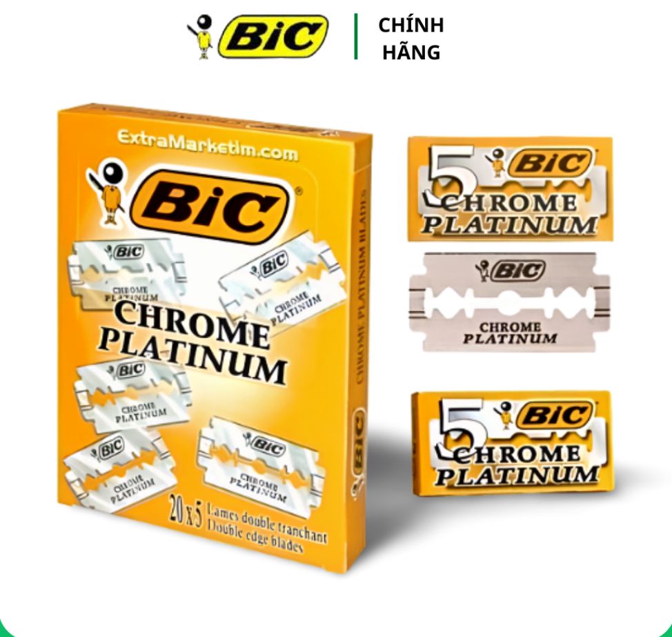 Lưỡi Lam Bic Siêu Bén Hộp Lớn 100 lưỡi