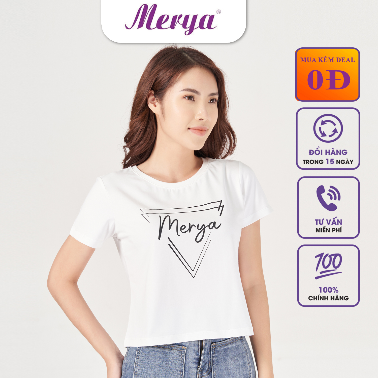 Merya áo thun croprop 92% cotton TSC0221(H1)