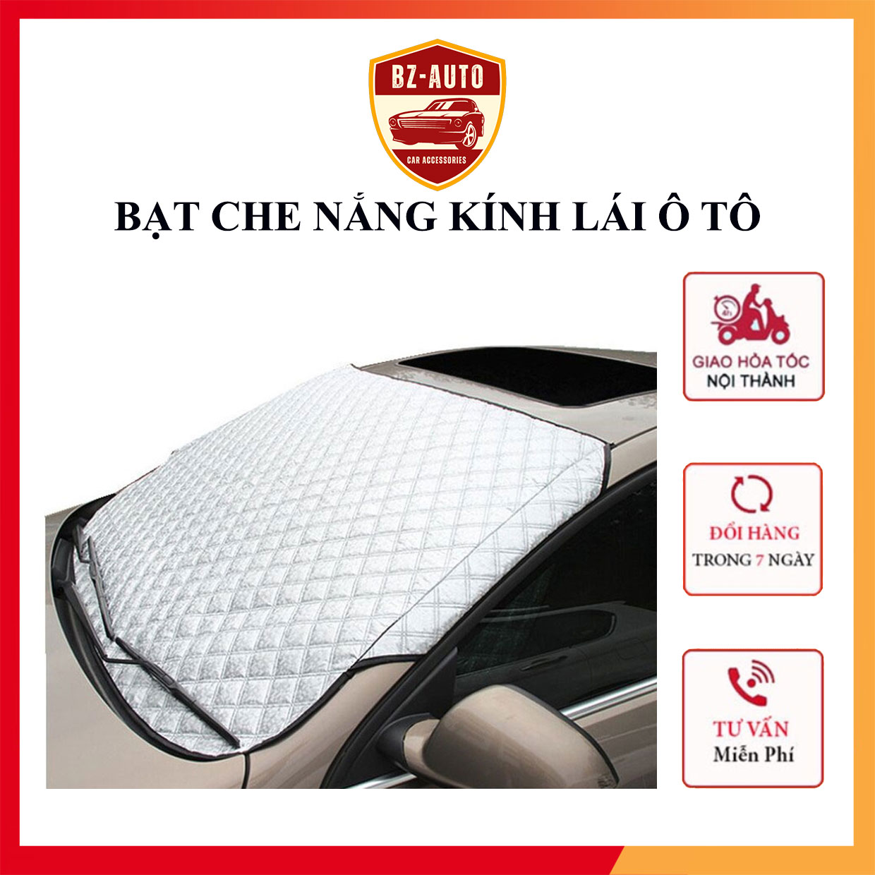 Bạt che nắng kính ô tô tấm che nắng ô tô tấm che nắng kính ô tô