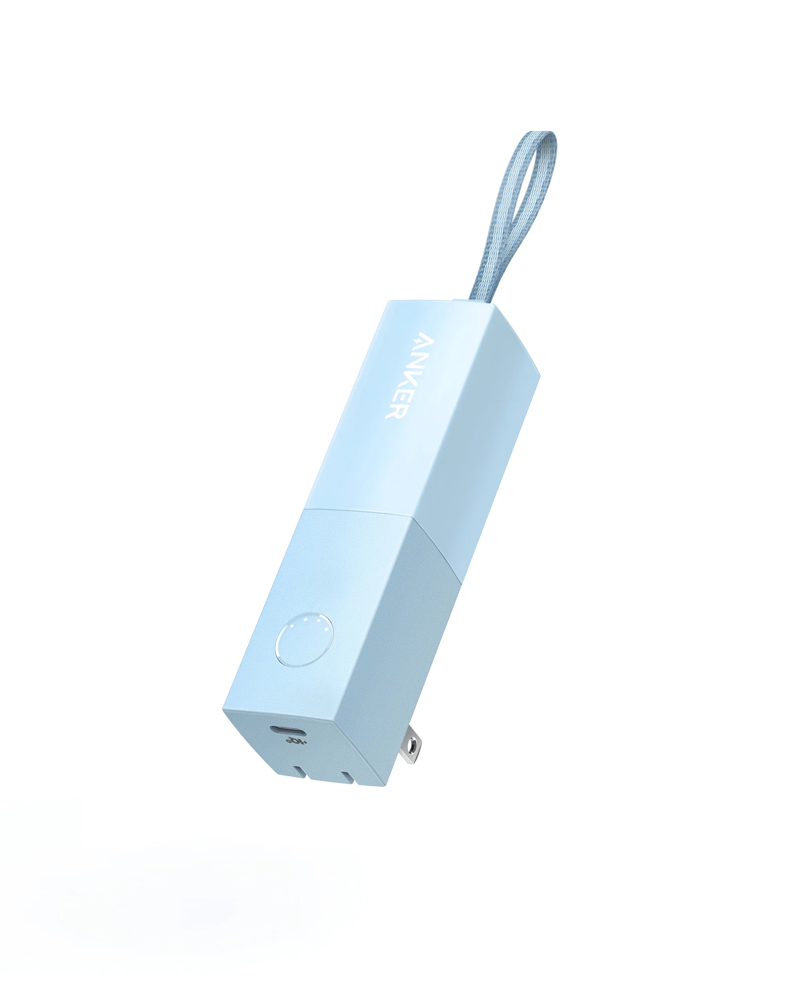 Củ Sạc Kiêm Pin Dự Phòng Thỏi Son Anker A1633 5.000mAh, 1 Cổng Type C Sạc Nhanh 20W Cho Iphone,Ipad,Androi