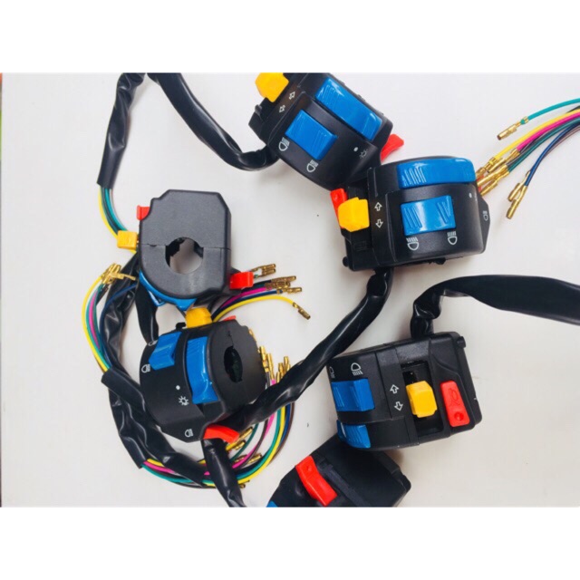 Cùm công tắc fz nhiều chức năng gắn cho wave deam sius