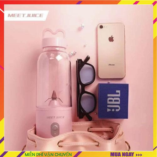 Máy xay sinh tố mini Meet Juice 500ml đa năng - Máy xay sinh tố Meet Juice, máy xay sinh to mini, may say sinh to nhỏ gọn.