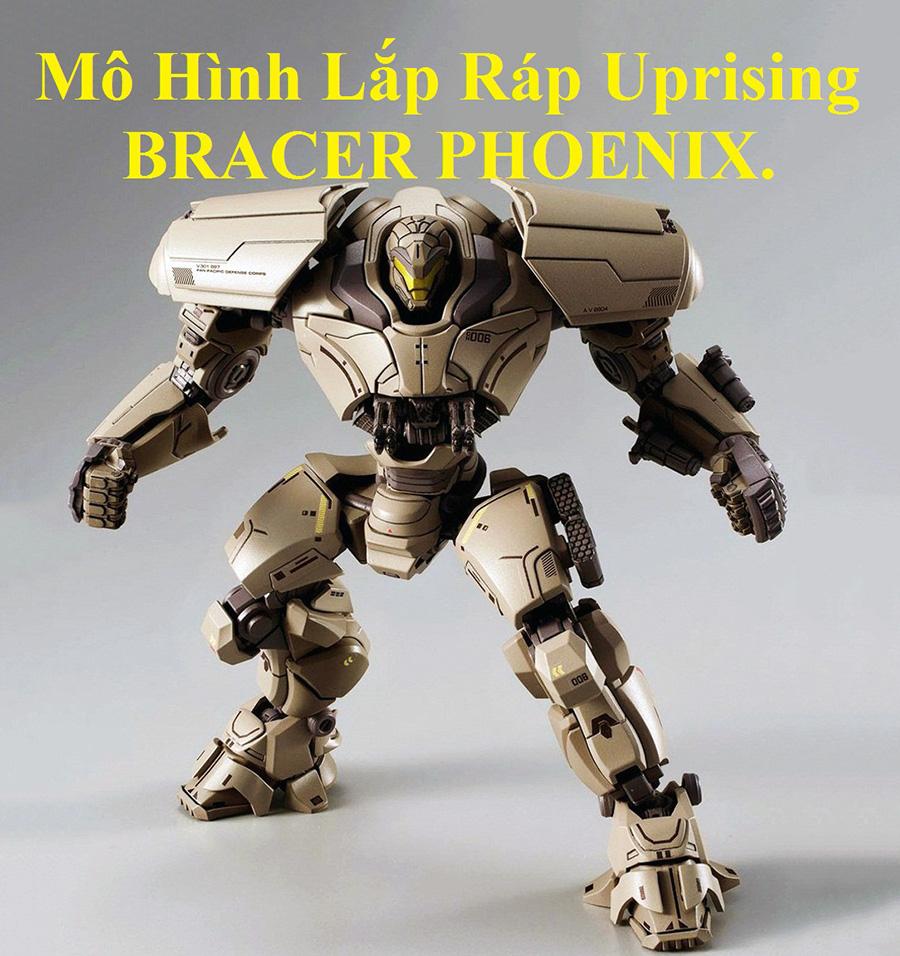 Mô hình lắp ráp Bandai high grade pacific rim uprising bracer phoenix.