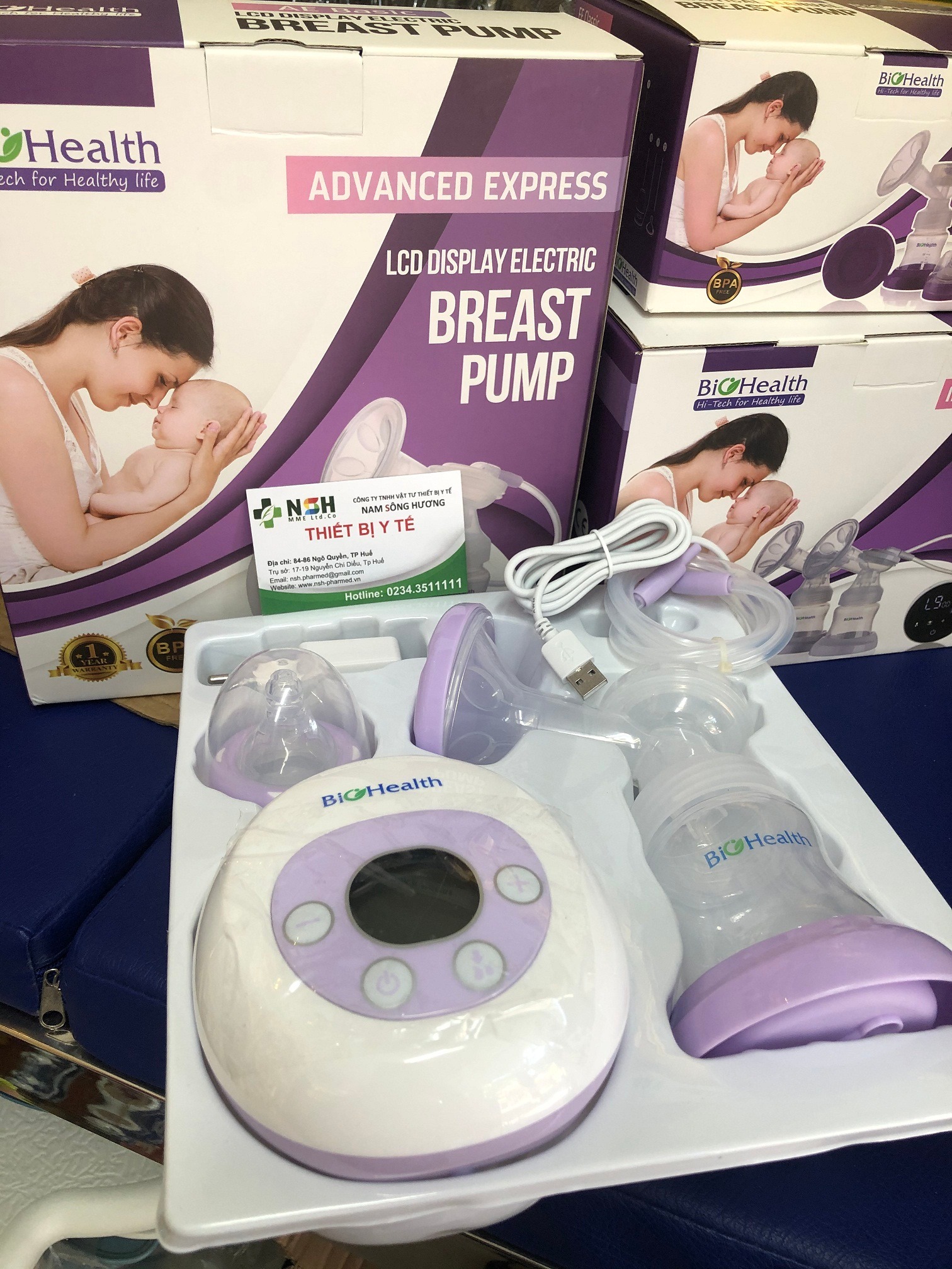 Máy hút sữa điện đơn thông minh biohealth ae basic bảo hành 2 năm