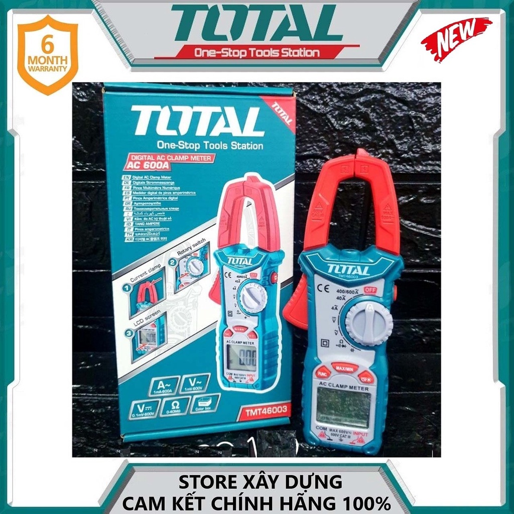 AMPE KÌM ĐO AC KỸ THUẬT SỐ TOTAL TMT46003- HÀNG CHÍNH HÃNG