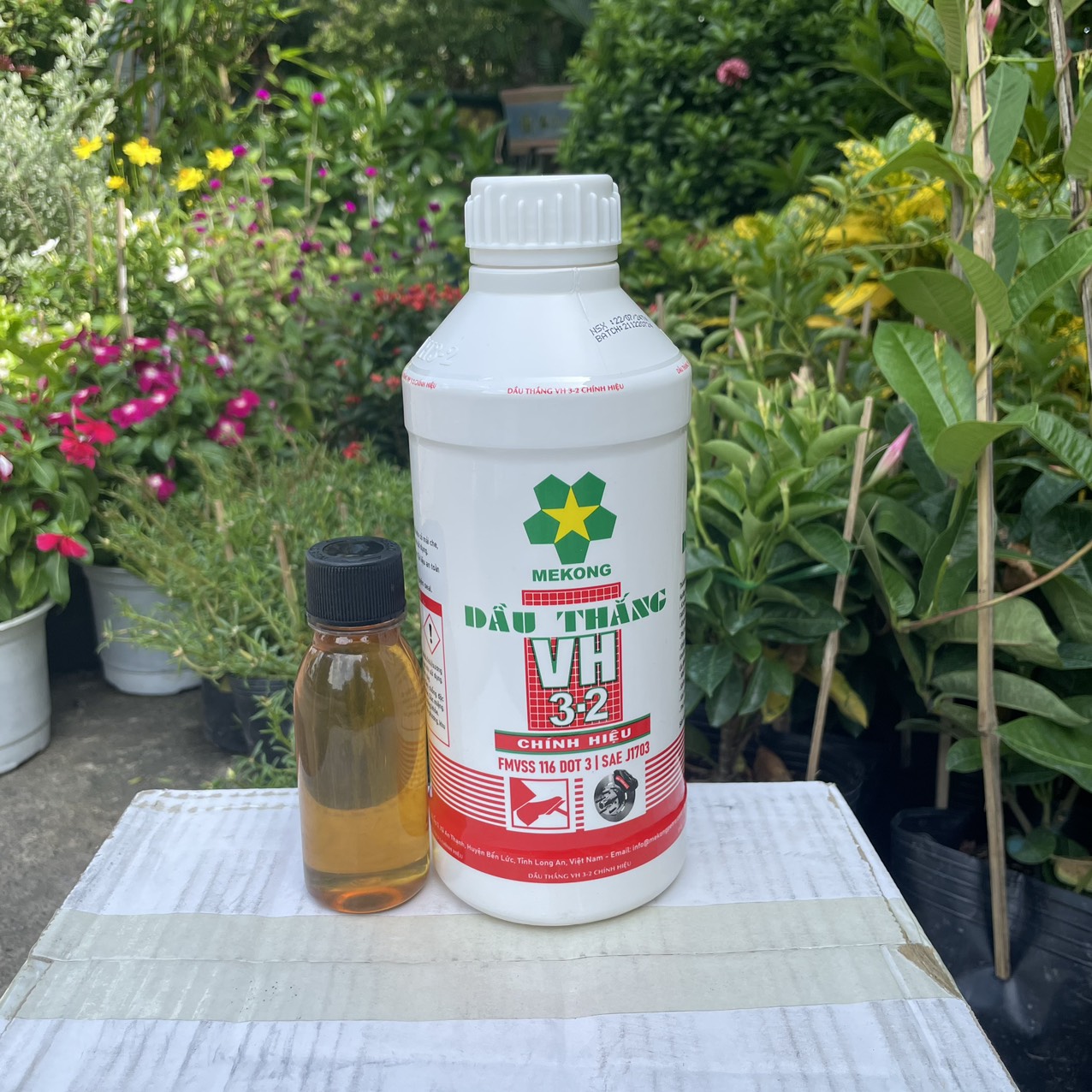Dầu Thắng Phanh Đĩa Xe Máy Ô Tô MEKONG VH 3-2 830 ml Có Chiết Lẻ Cho Xe Máy Ô Tô
