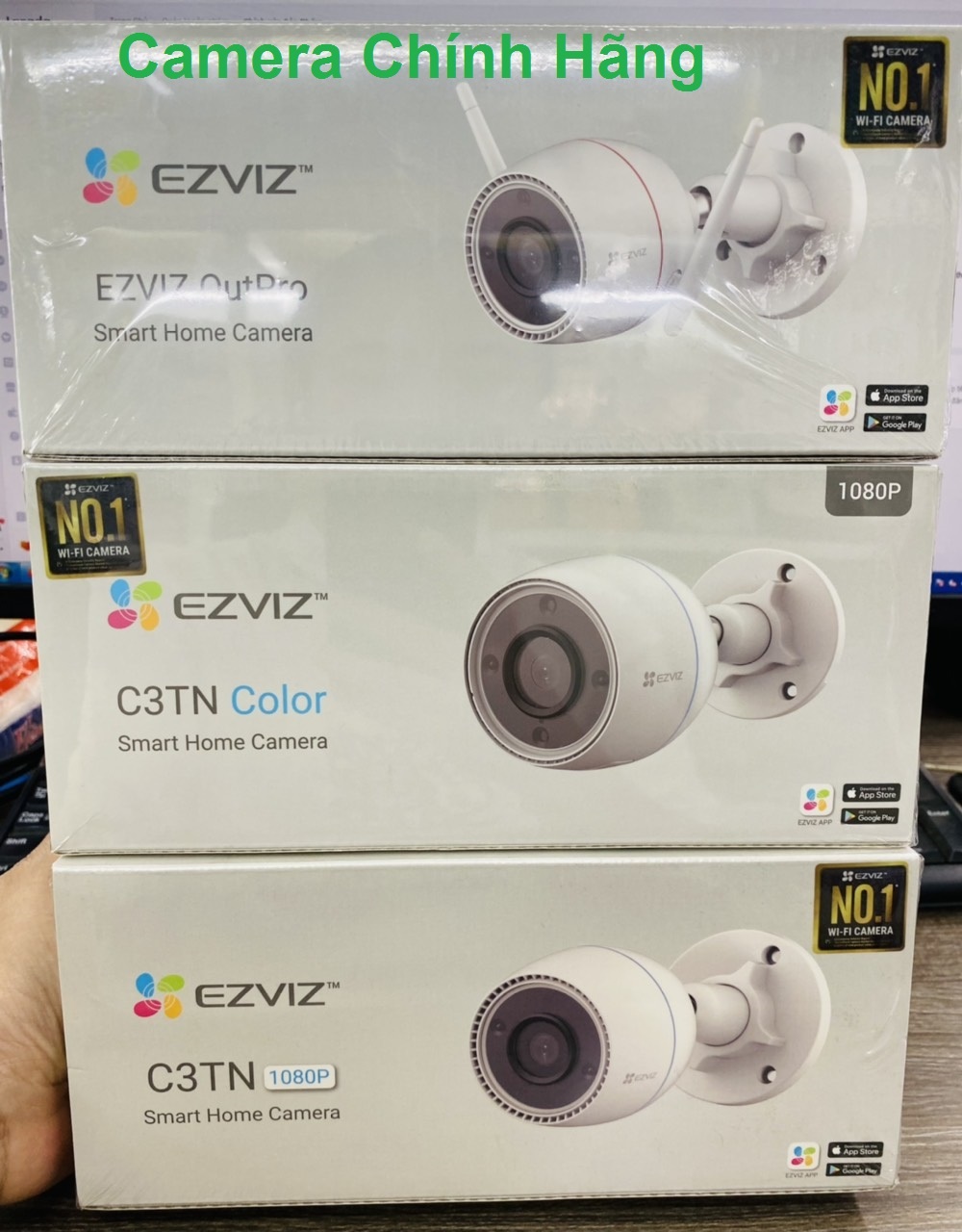 Camera Wifi ngoài trời EZVIZ C3TN độ phân giải 3MP/2MP chính hãng, bảo hảnh 24 tháng