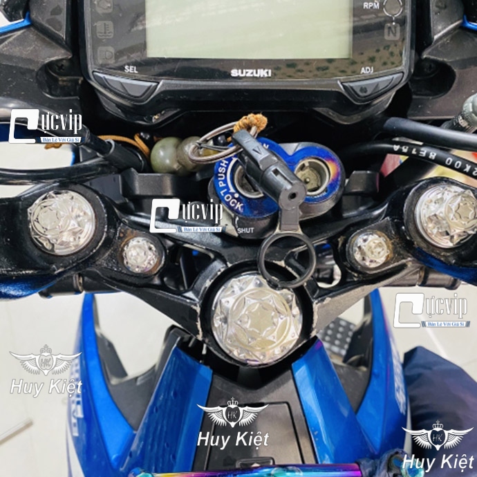 Bộ 3 Ốc Chảng Ba Raider FI, Satria FI Kiểu Dáng Salaya MS2737