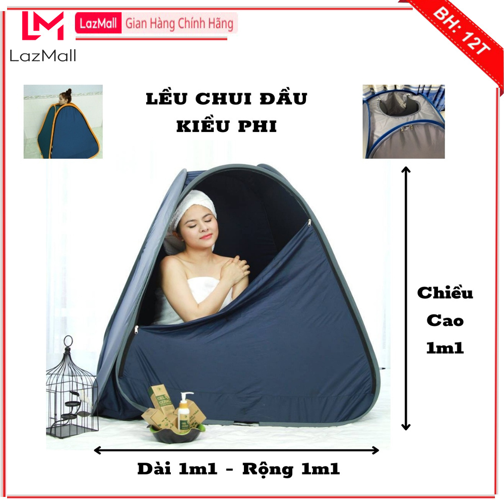 Lều xông hơi tự bung cao cấp ánh sao kích thước 100cm x 100cm x 110cm