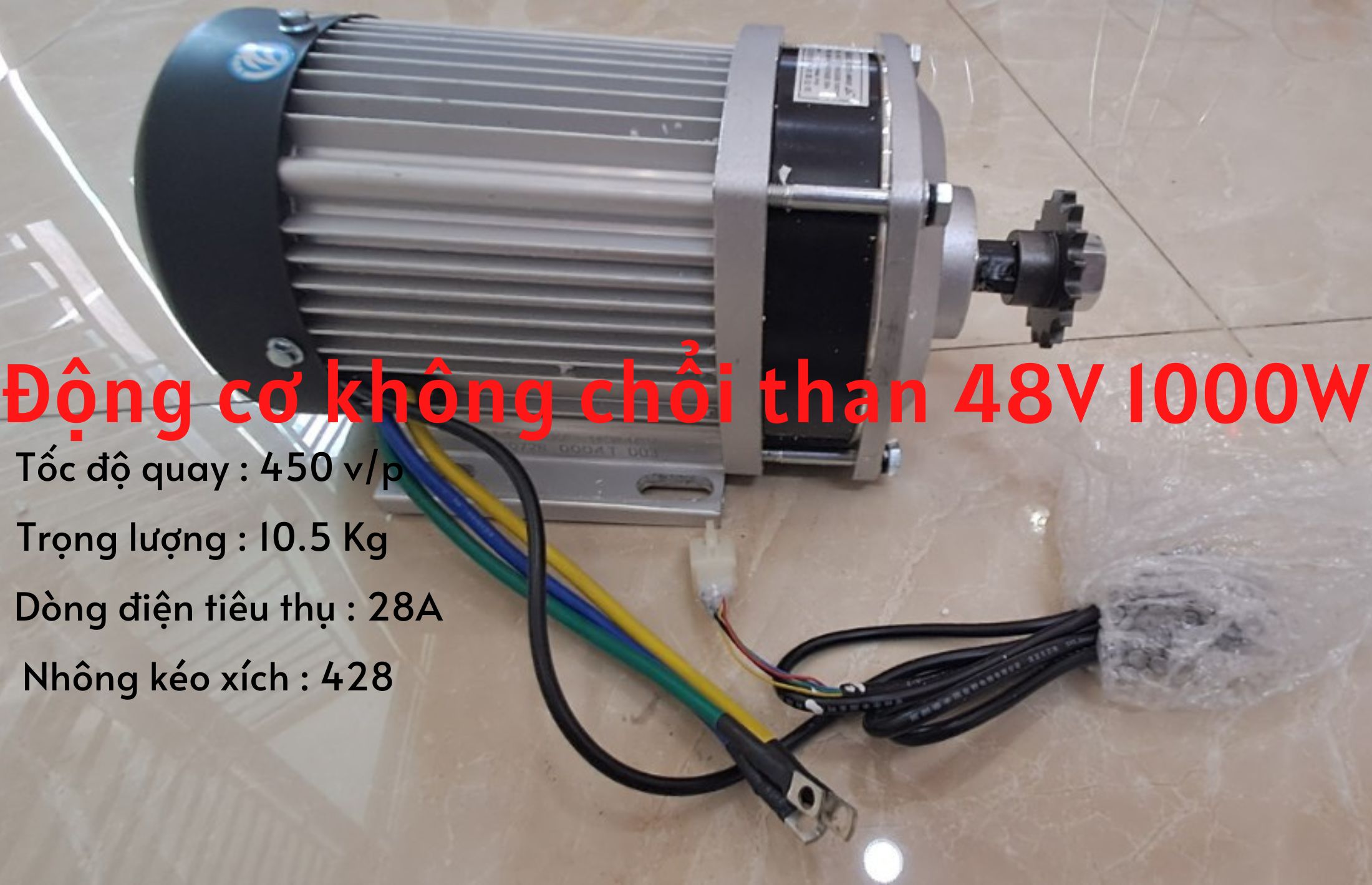 Motor xe điện 48v350w 48v 650w, 48v800w, 48v850w, 48v1000w, 48v 1200w, 48v 1500w
