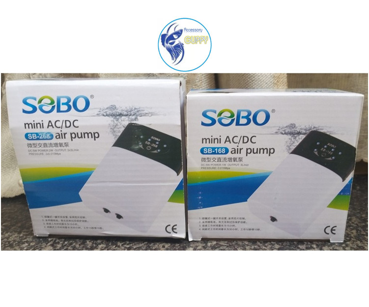 Máy sủi oxy tích điện sobo 168 1 vòi - sobo 268 2 vòi