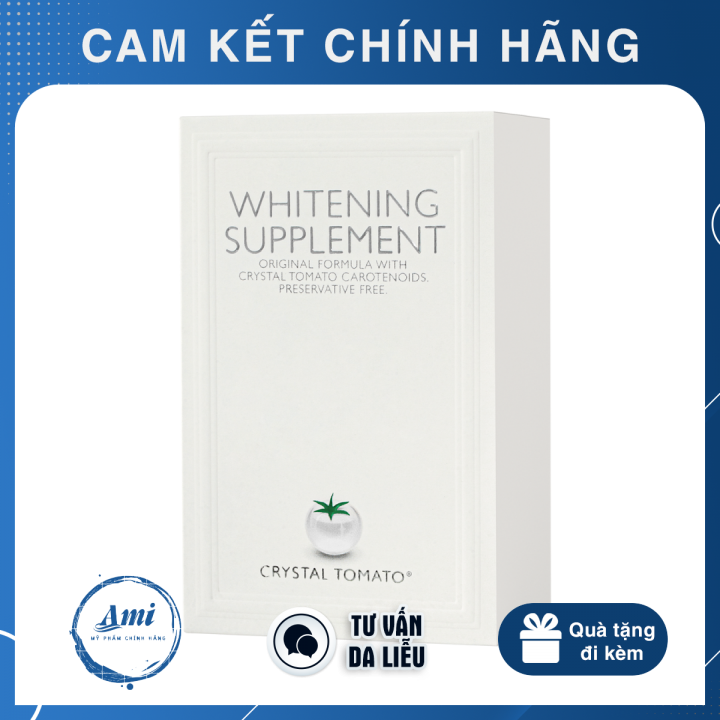 Viên Uống Trắng Da Toàn Thân Crystal Tomato Của Mỹ