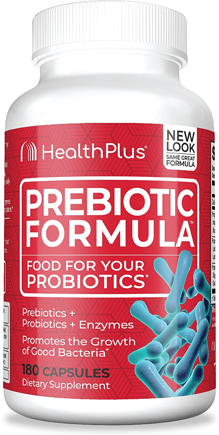 PREBIOTIC FORMULA promote growth good bacteria | Bổ sung Men Vi Sinh tự nhiên hỗ trợ hệ thống miễn dịch và phát triển Vi Lợi Khuẩn trong đường - Hỗ trợ Táo Bón (180 Viên)