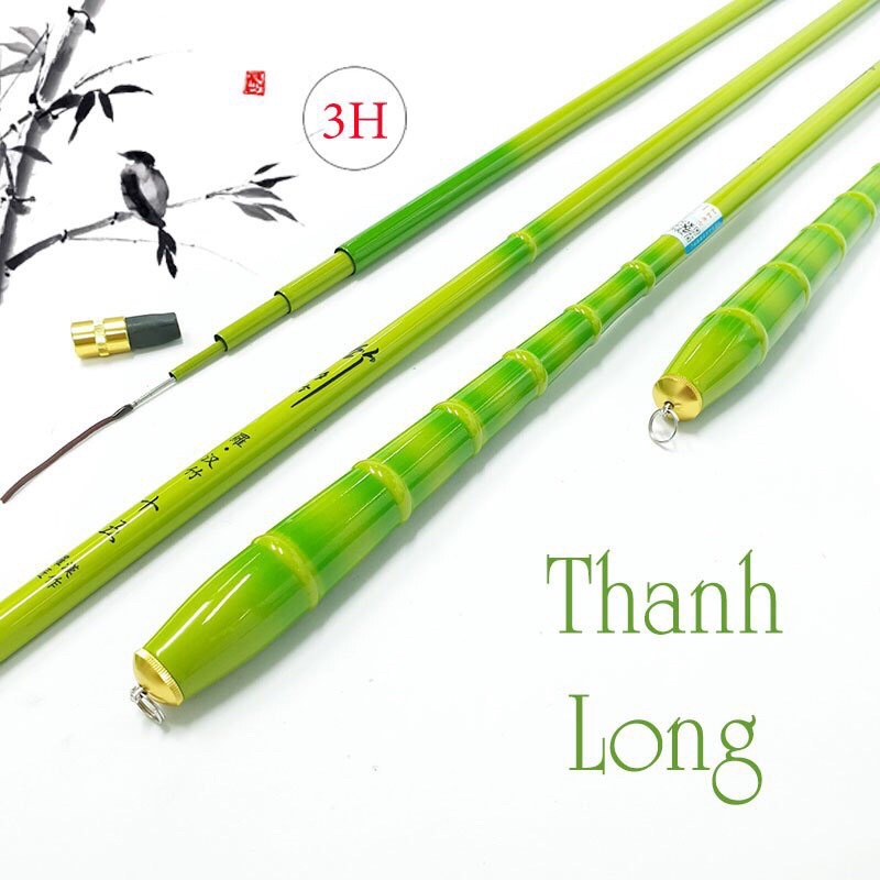 Cần câu tay thanh long 3h câu đơn cá rô chép diếc
