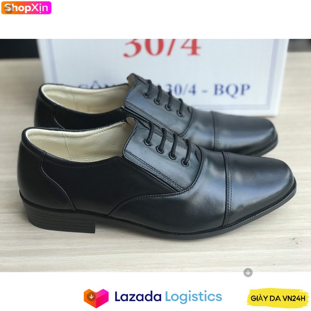 Giày Tây Nam Da Pu 30/4, Đế Khâu Siêu Bền, Bảo Hành 12 Tháng