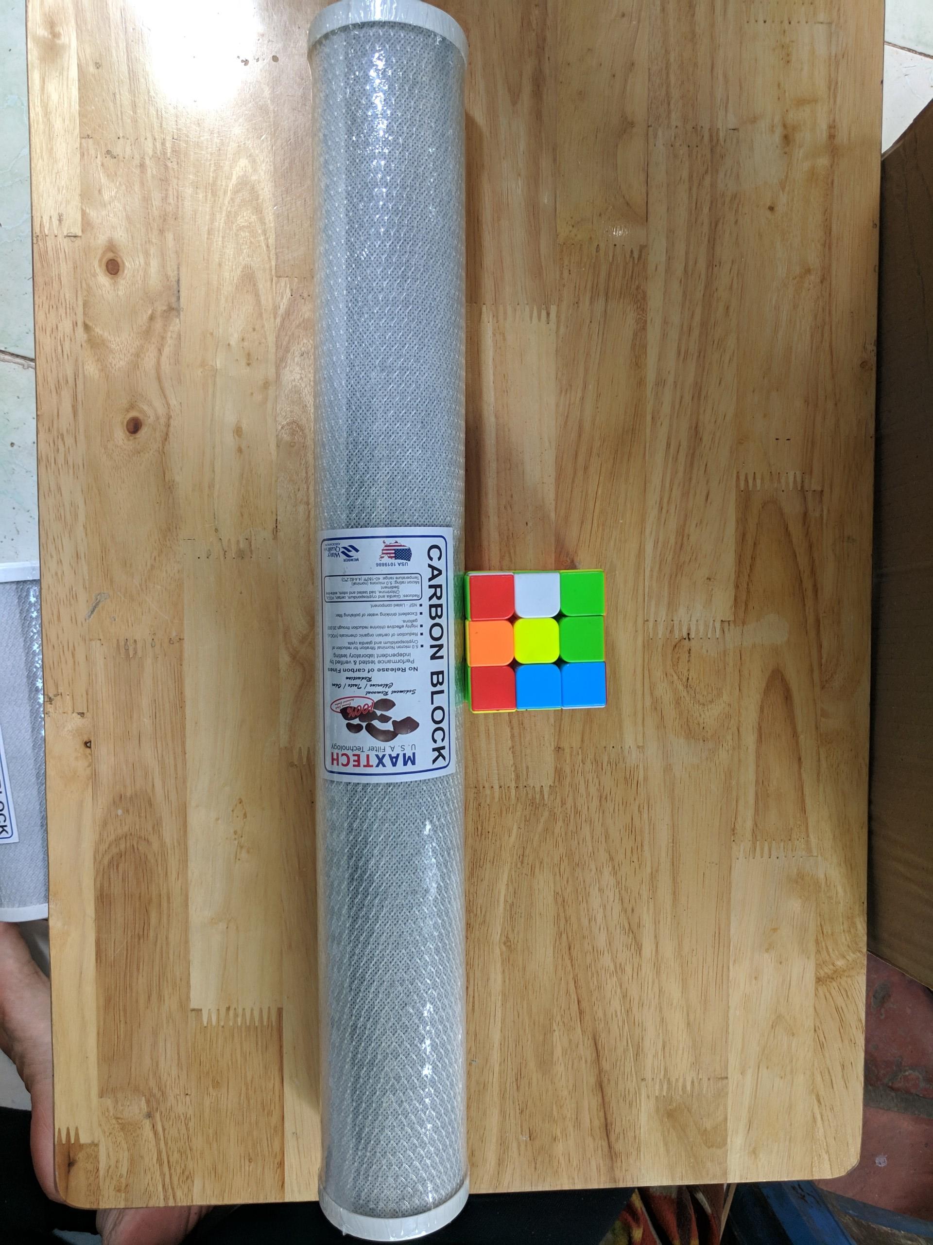 [HCM](ẢNH THẬT) Lõi lọc nước số 3 CTO 20 inch - Than hoạt tính dạng nén
