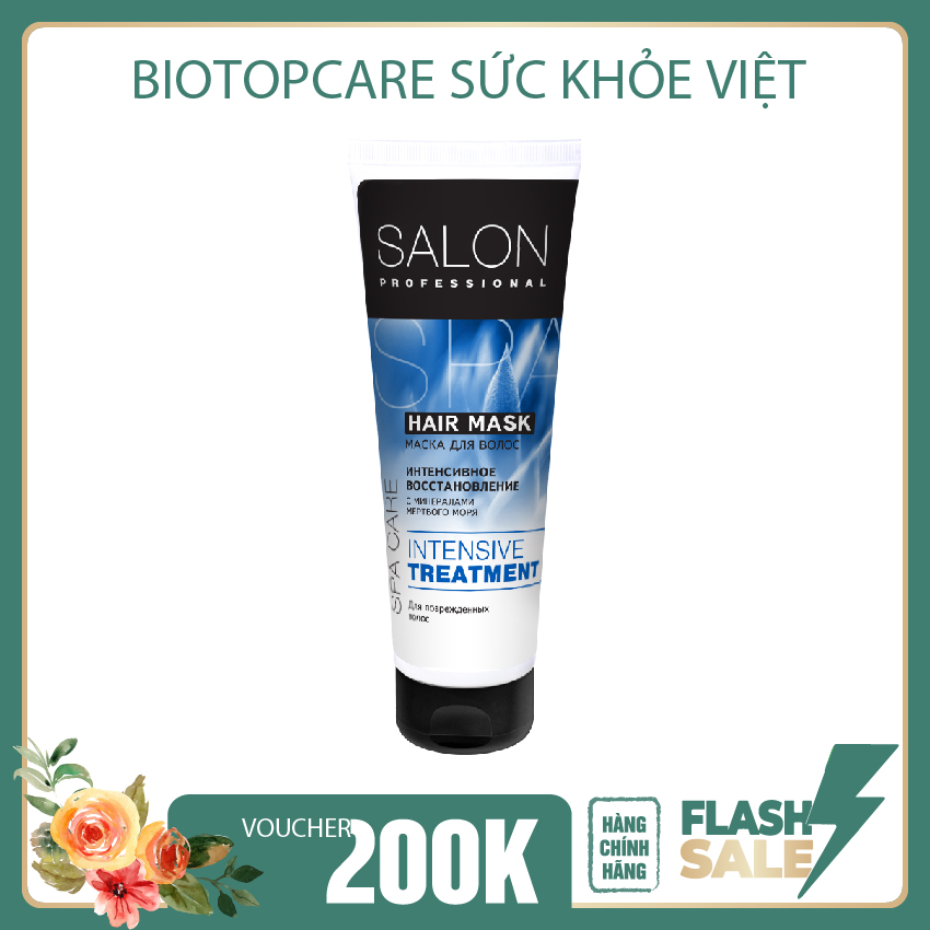 Kem ủ Salon Professional phục hồi chuyên sâu, phục hồi mái tóc hư tổn 250ml