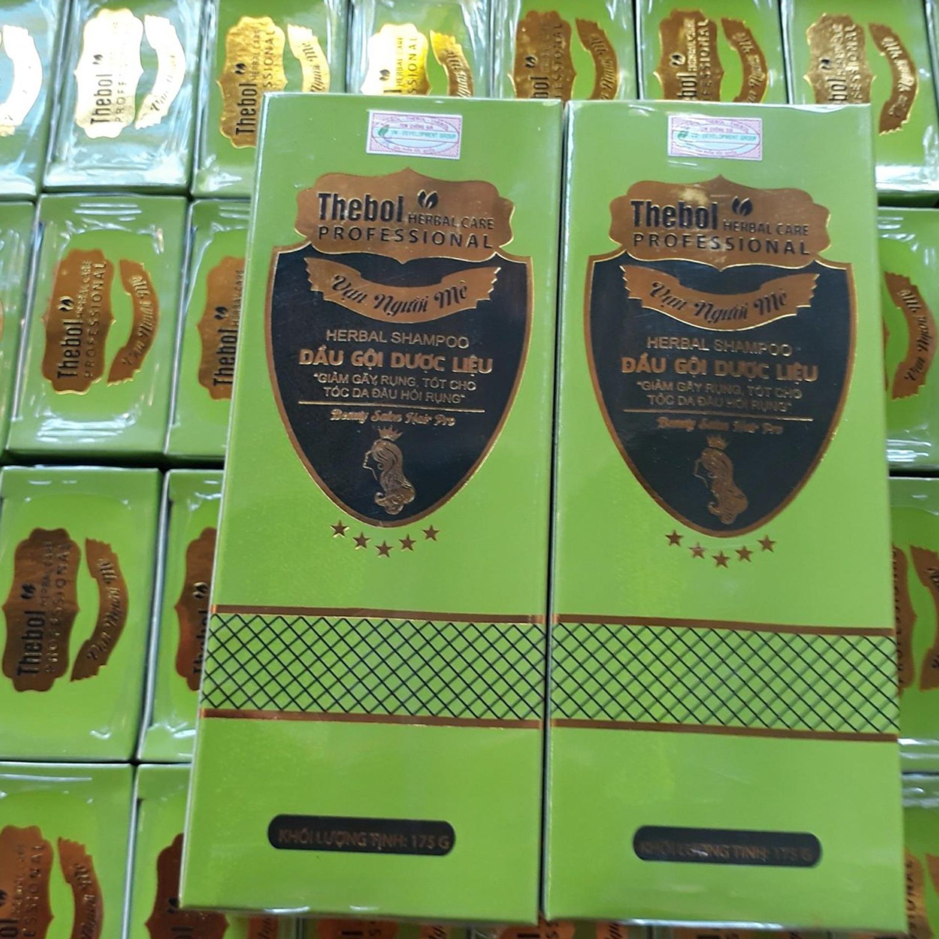 Combo 10 chai dầu gội dược liệu thebol