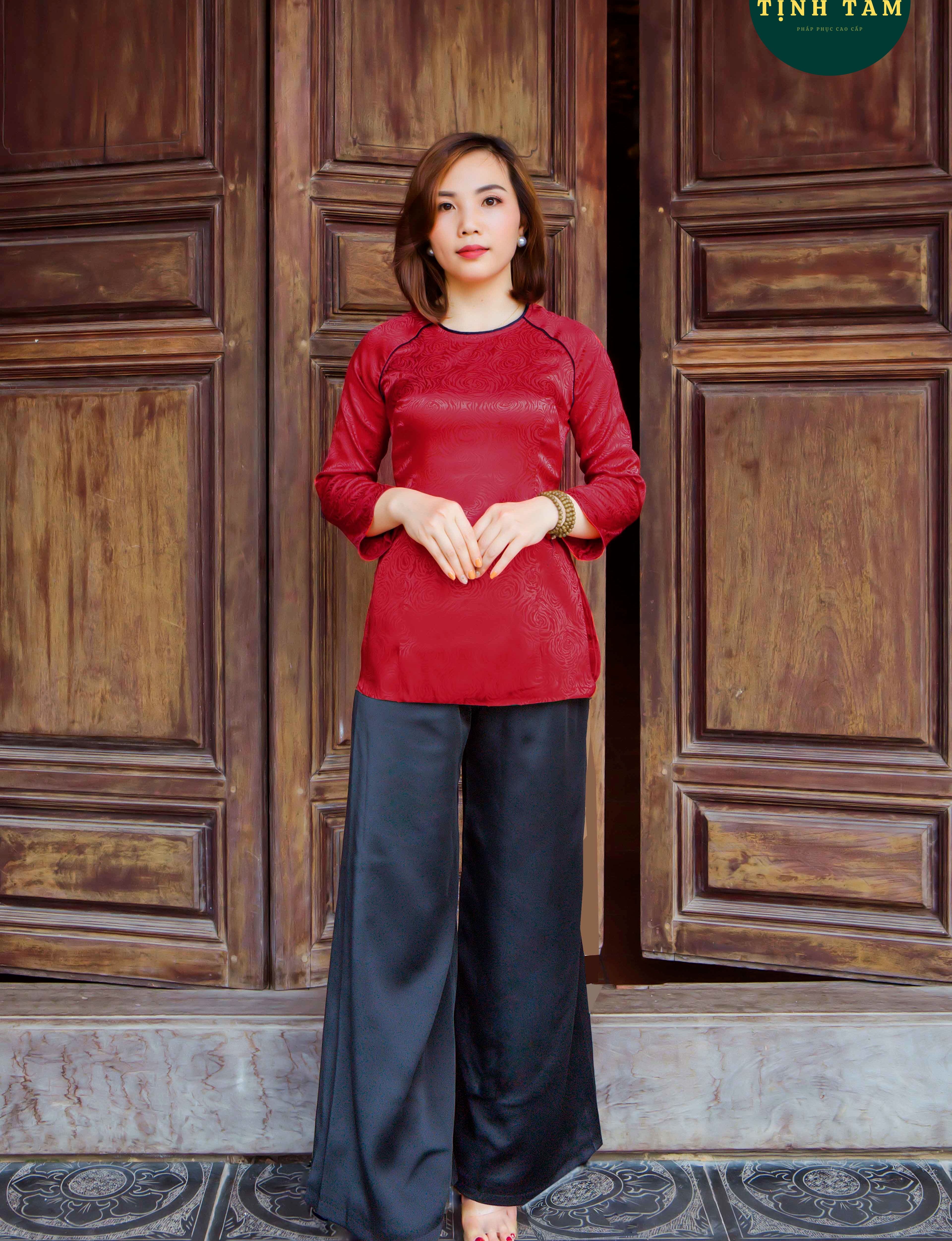 Bộ Bà Ba Cách Tân Lụa Cao Cấp Mềm Mịn Ko Bai, Ko Xù Mặc Cực Thoải Mái Duyên Dáng