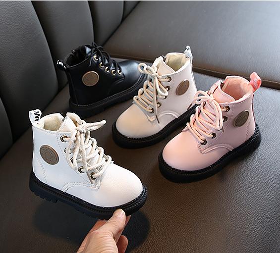 Giày boot trẻ em giày cao cổ cho cả bé trai và bé gái thời trang đi êm chân