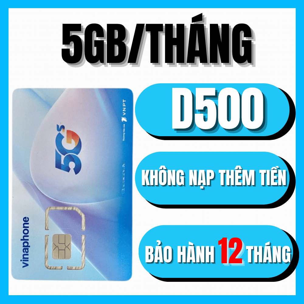 ( DEAL SIM 4G VINA ) TỔNG HỢP Sim Vinaphone 5G trọn gói 1 năm Không Giới Hạn Dung Lượng Data Tốc Độ