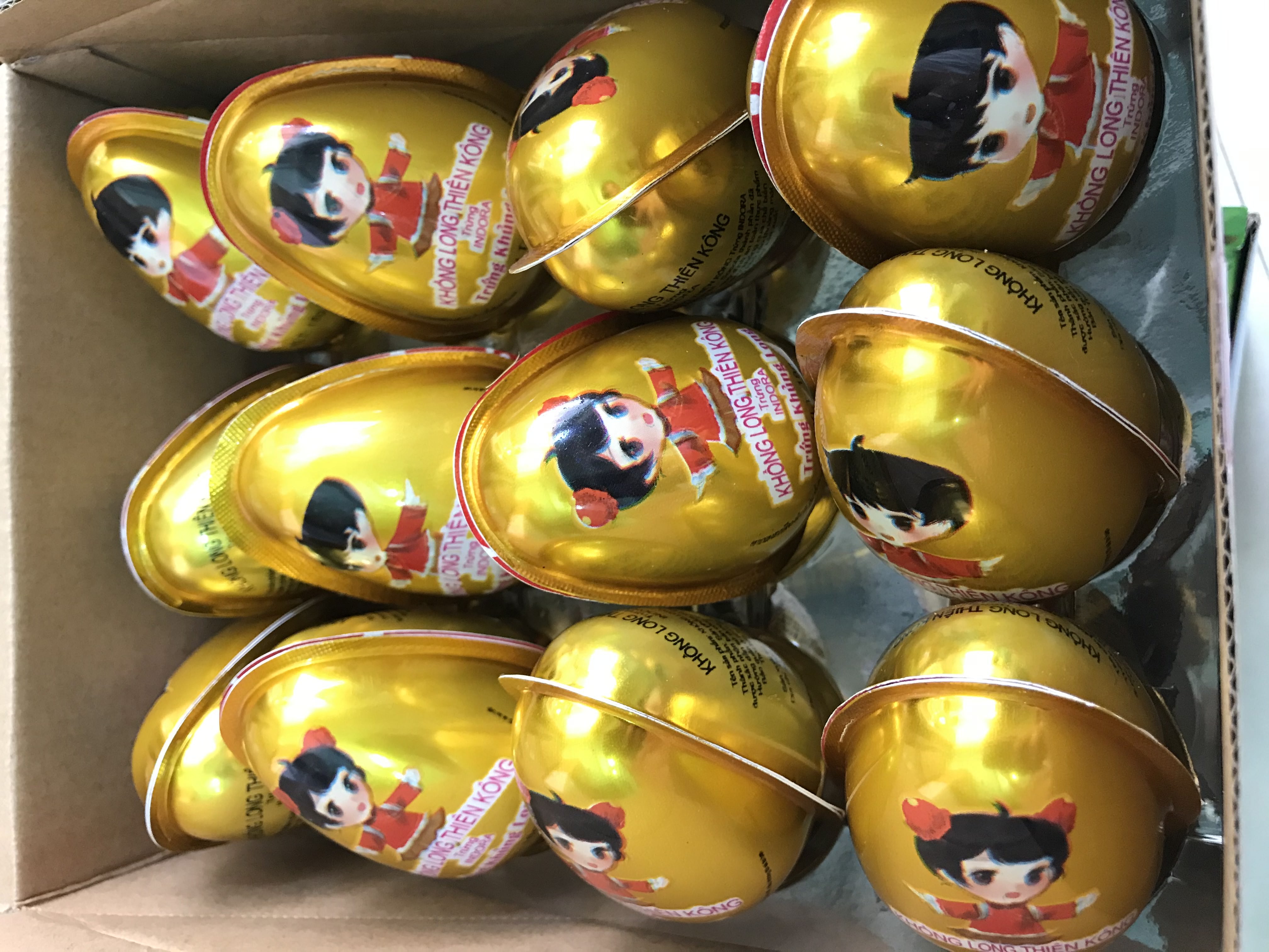 Kẹo trứng socola khủng long 24 trứng