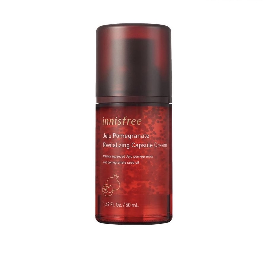 Kem dưỡng ngăn ngừa lão hóa từ lựu innisfree Jeju Pomegranate Revitalizing Capsule Cream 50ml