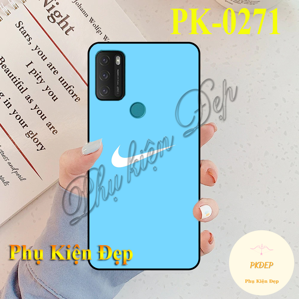 Ốp lưng Vsmart Star 5 dẻo đen in hình thể thao Ni_ke