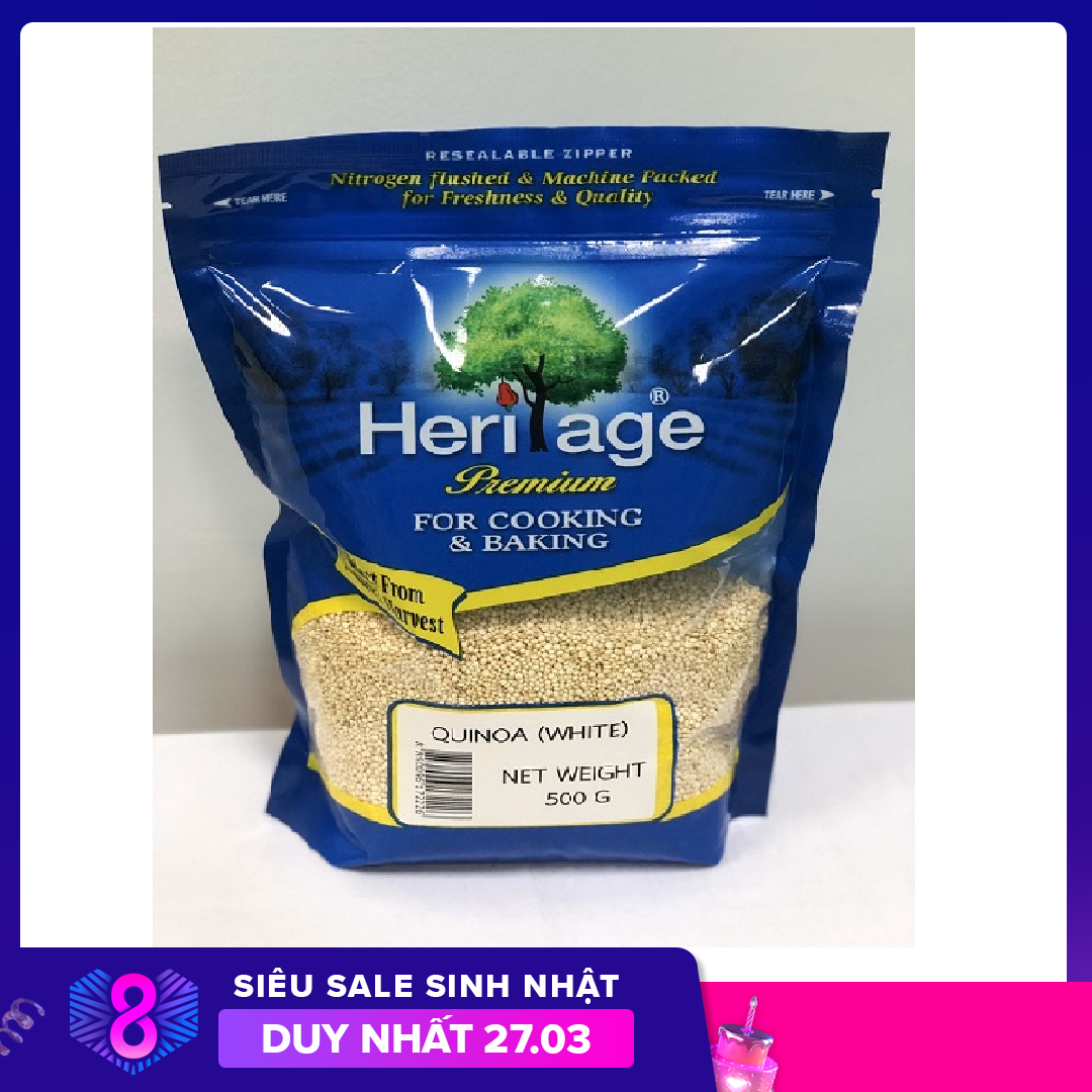 HẠT DIÊM MẠCH HERITAGE THÁI LAN 500G - Quinoa