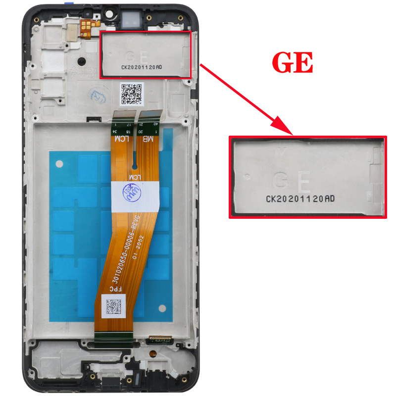 Ban đầu 6.5 "A025 LCD đối với Samsung Galaxy a02s a025m a025fDS a025gDS LCD hiển thị màn hình cảm ứng Digitizer lắp ráp thay thế