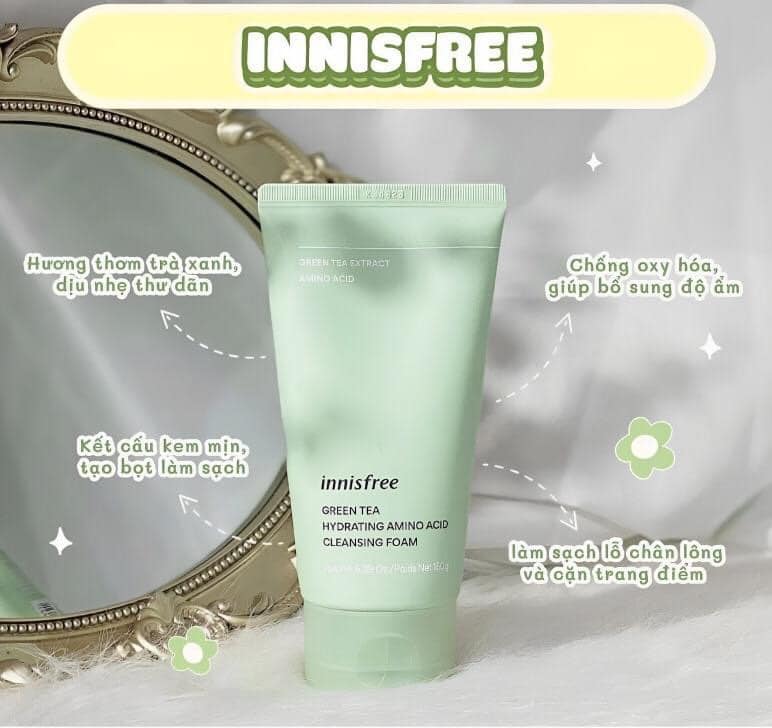 Sữa Rửa Mặt Trà Xanh Innisfree
