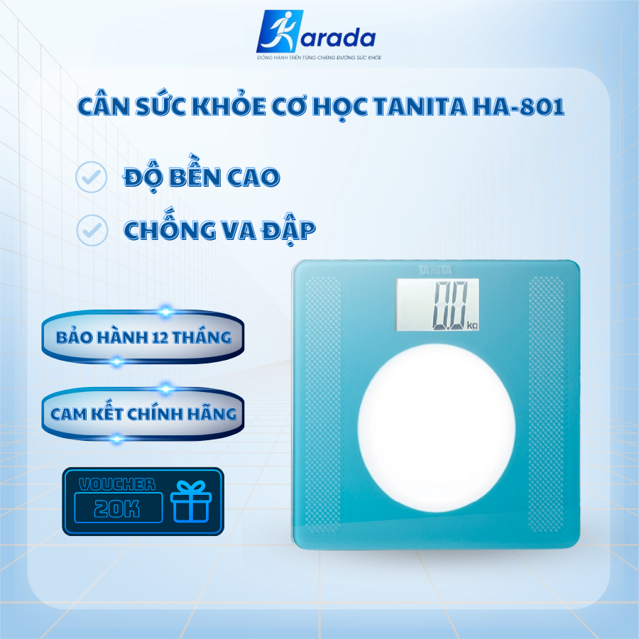 Cân sức khỏe điện tử karada 2 màu xanh đỏ 150kg tanita hd-381