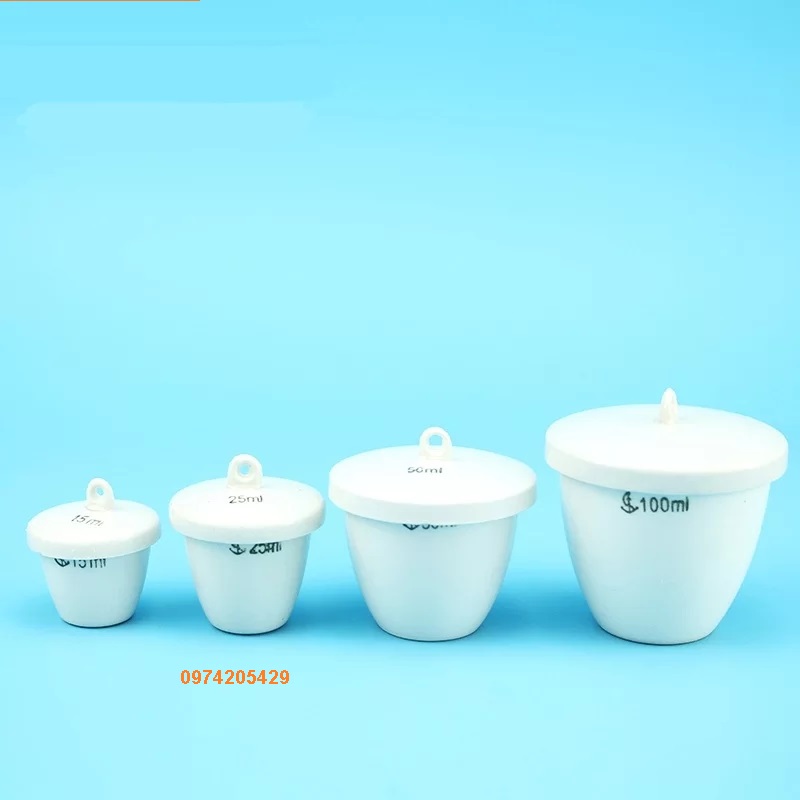 Chén nung sứ 50ml, 30ml, 10ml