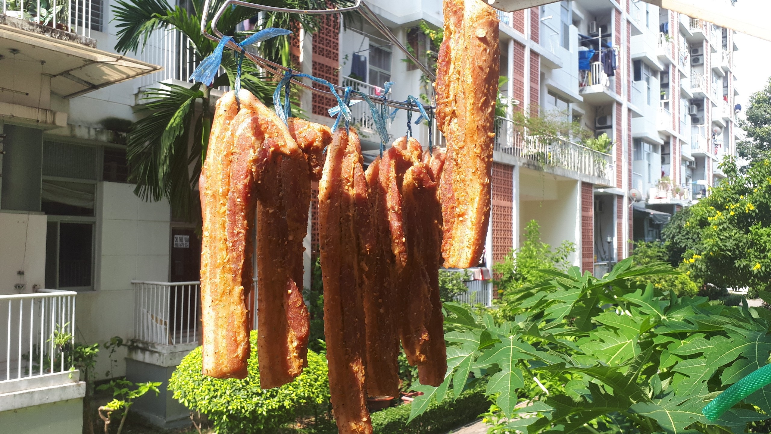 Ba rọi ướp xả ớt 1 nắng 500g