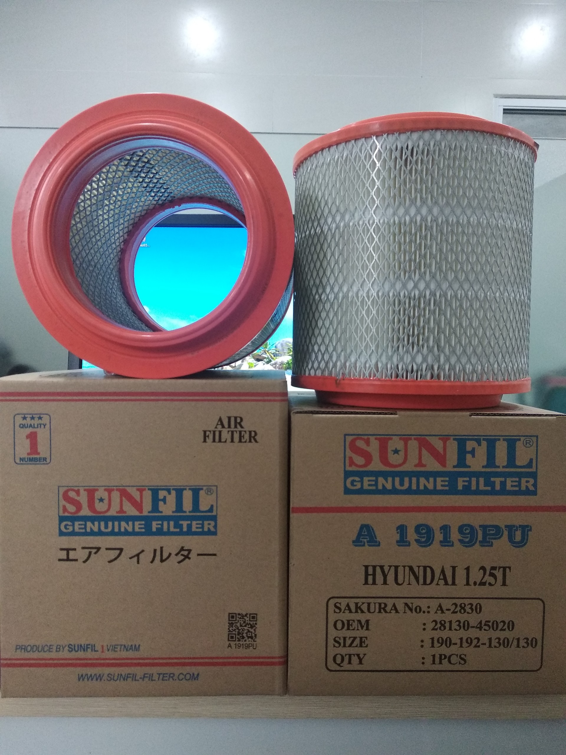 HCM - Lọc gió động cơ xe HYUNDAI 1T25