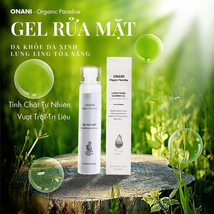 Gel rửa mặt – tinh chất hữu cơ thảo dược – 100ml