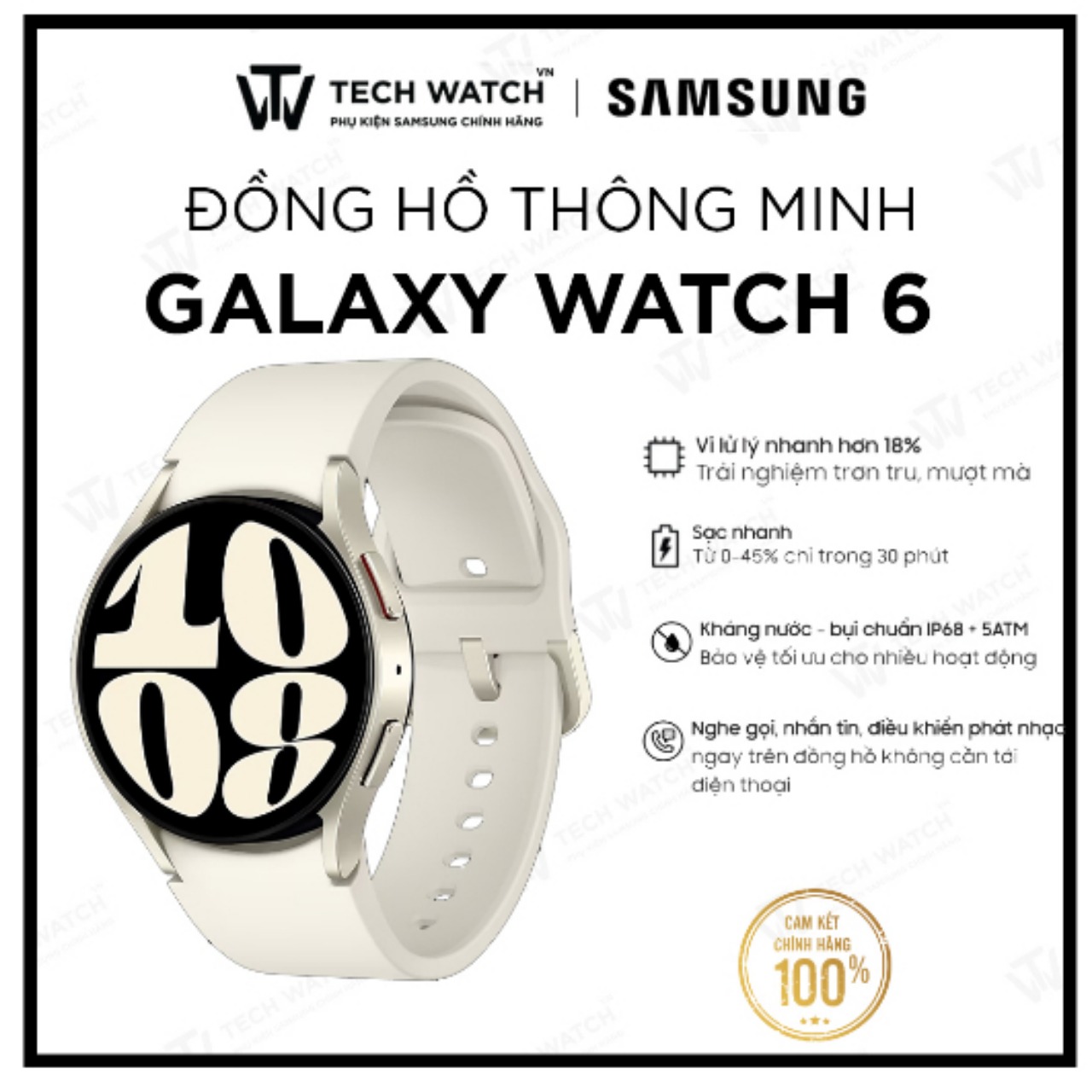 Đồng hồ Galaxy Watch 6 - Đồng hồ Thông minh Samsung Galaxy Watch 6 - TechWatchVN