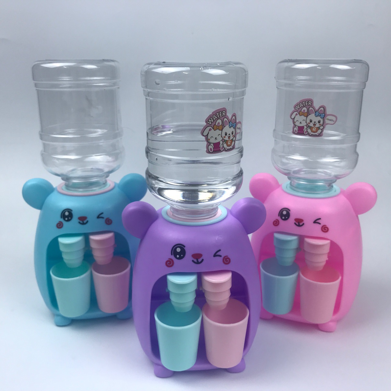 Đồ chơi bình lấy nước mini kèm 2 cốc nước màu sắc vui tươi dành cho bé