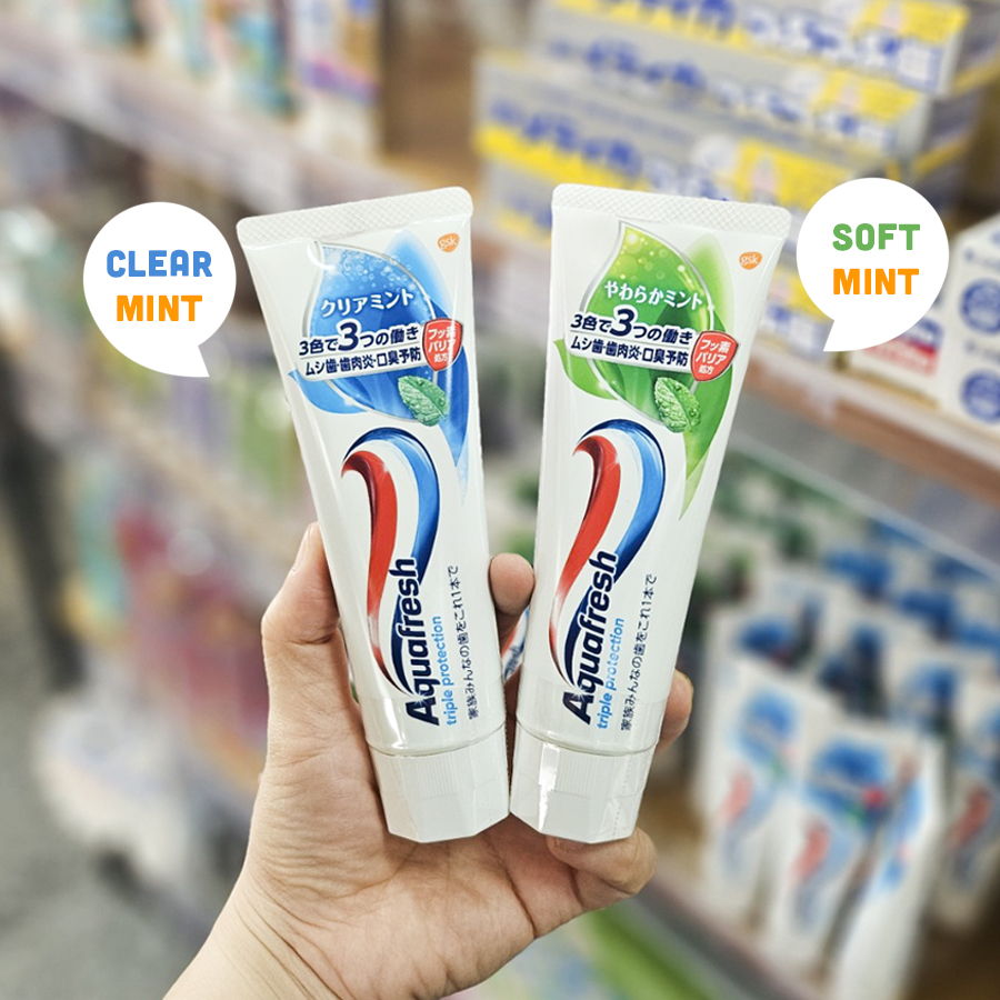 Kem đánh răng Aquafresh nội địa Nhật 160g