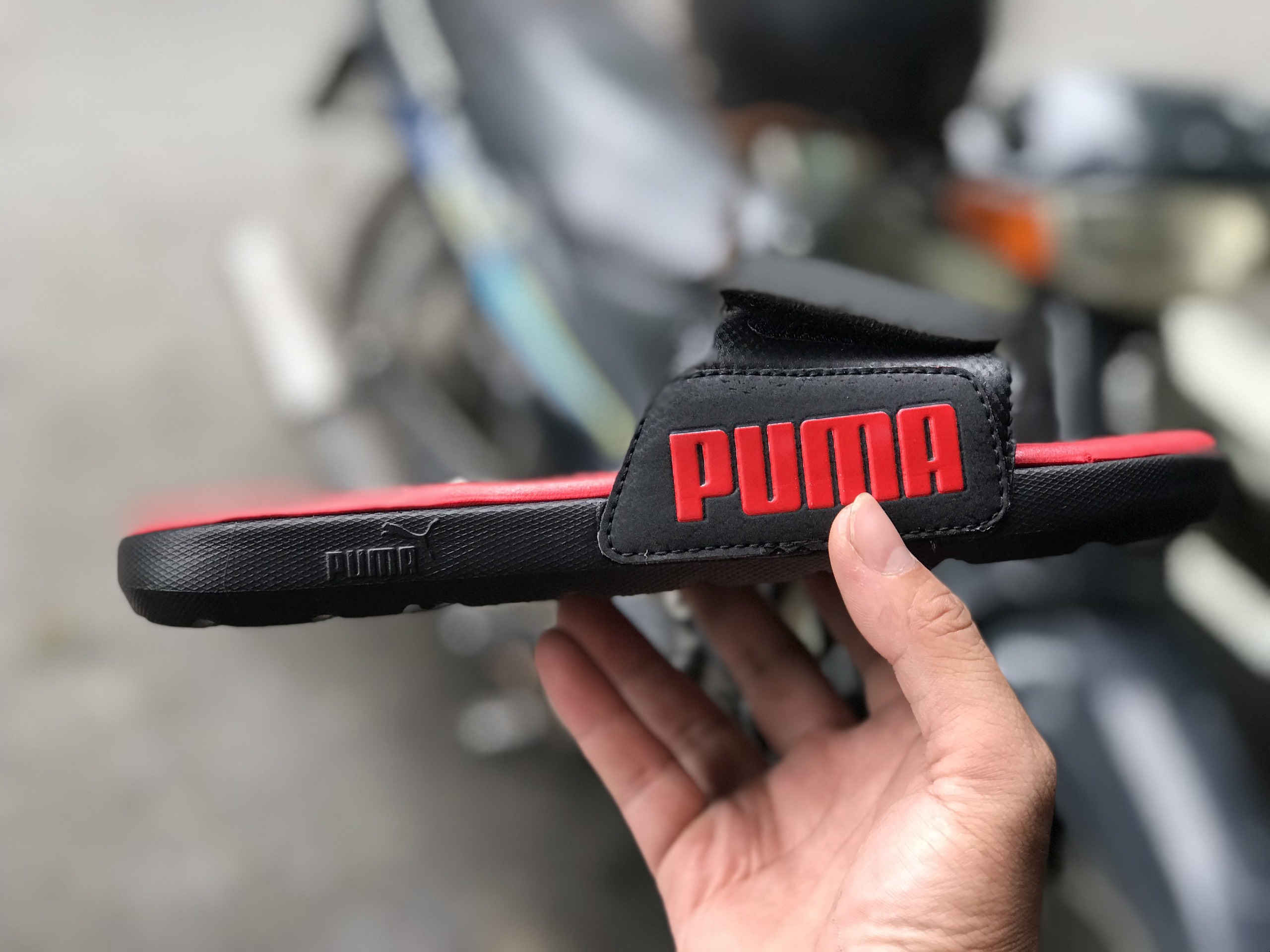 Dép PUMA quai ngang dán xé nhẹ êm