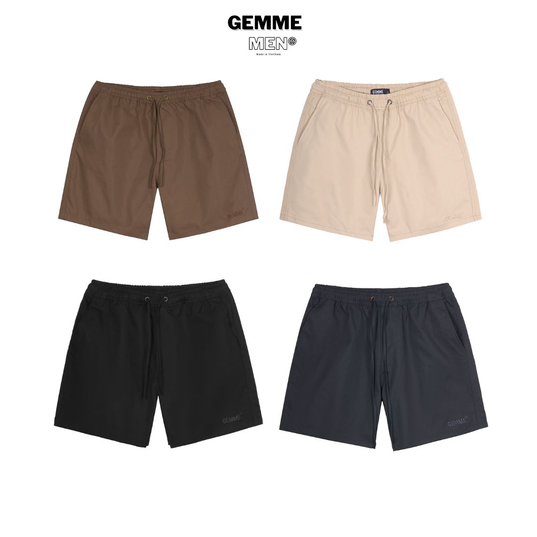 Quần short kaki big size trên gối gemme men, thể thao, năng động, big size 55kg - 150kg