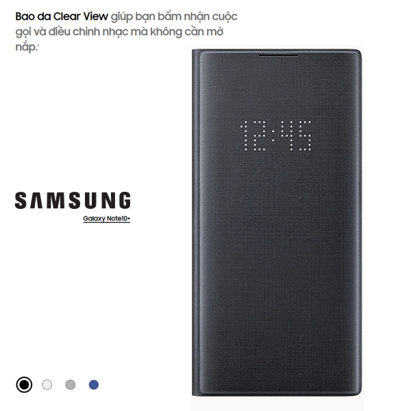 Xả hàng -> bao da led view chính hãng samsung cho galaxy note 10 plus - mới 100%.