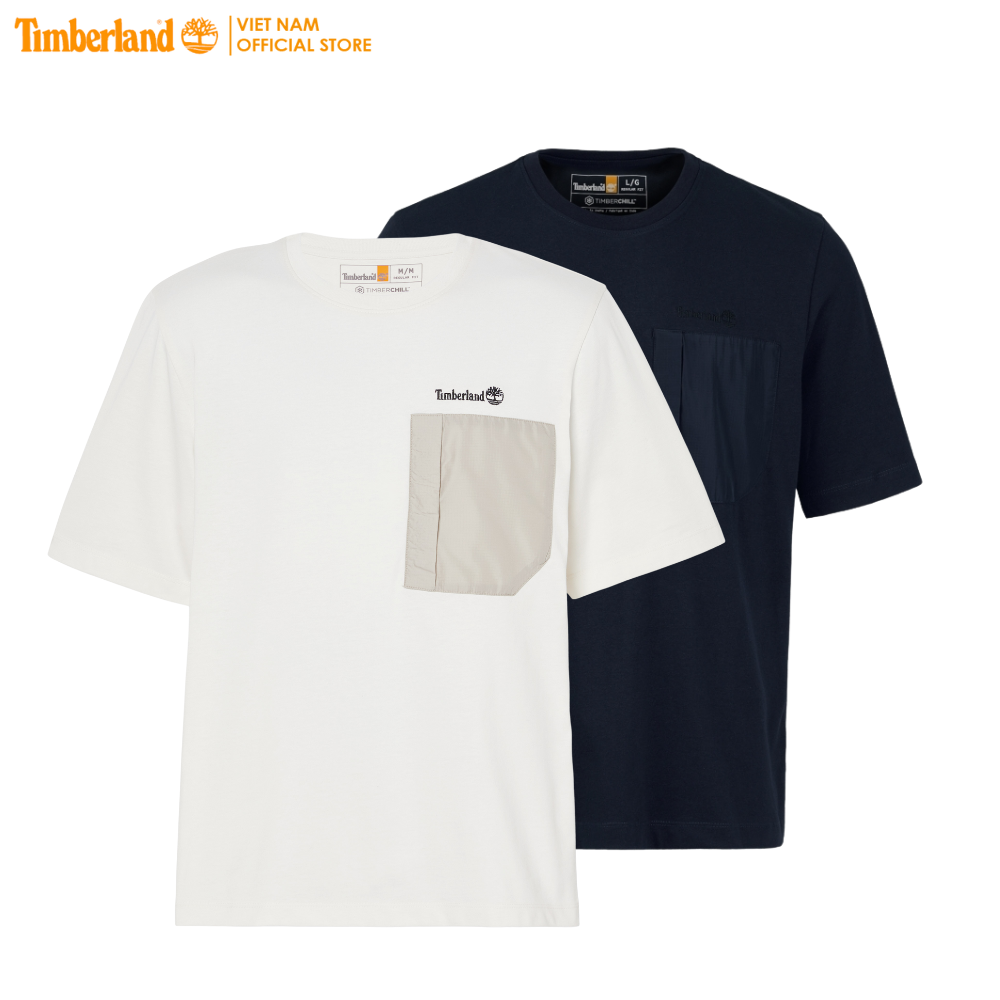 Timberland áo thun nam short sleeve t-shirt with timberchill™ technology tb0a6npn