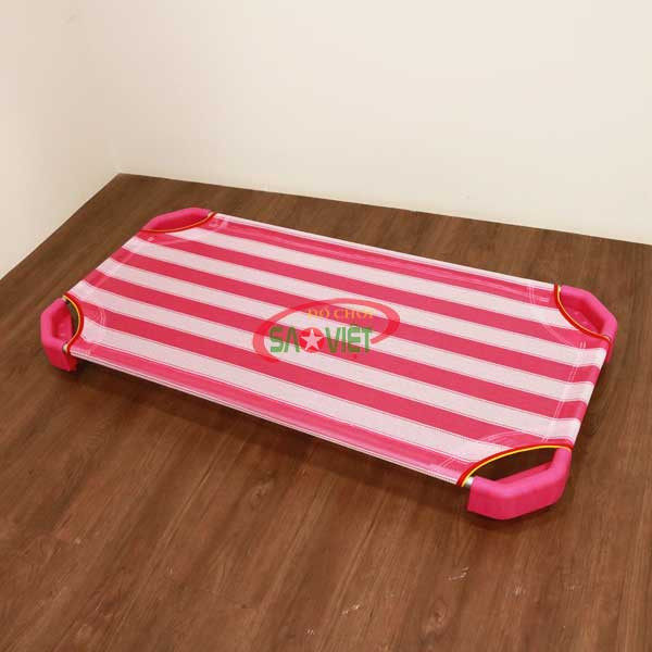 Giường lưới cho bé sơ sinh mầm non - không có cây cong - đóng thùng - KHÁCH TỰ RÁP