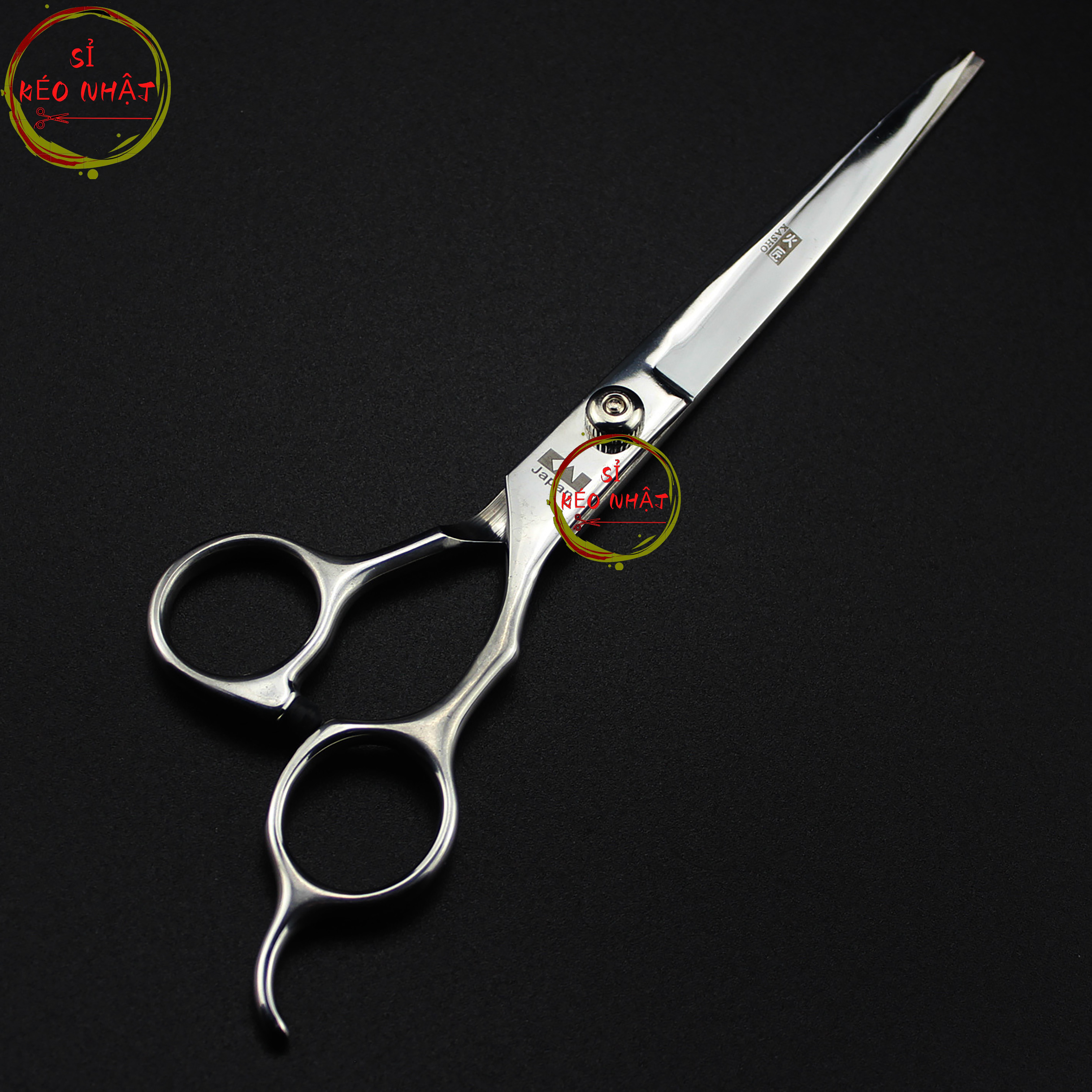 Kéo cắt tóc nhật bản cao cấp KAI 7 inch [Kéo cắt chất liệu thép không rỉ]