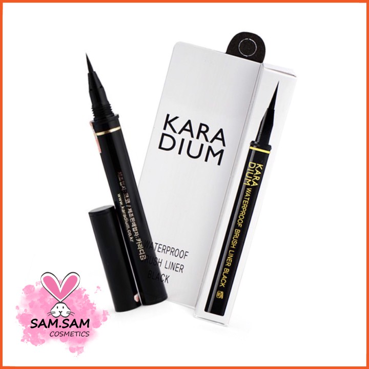 New-Bút Dạ Kẻ Mắt Karadium WATERPROOF BRUSH LINER BLACK